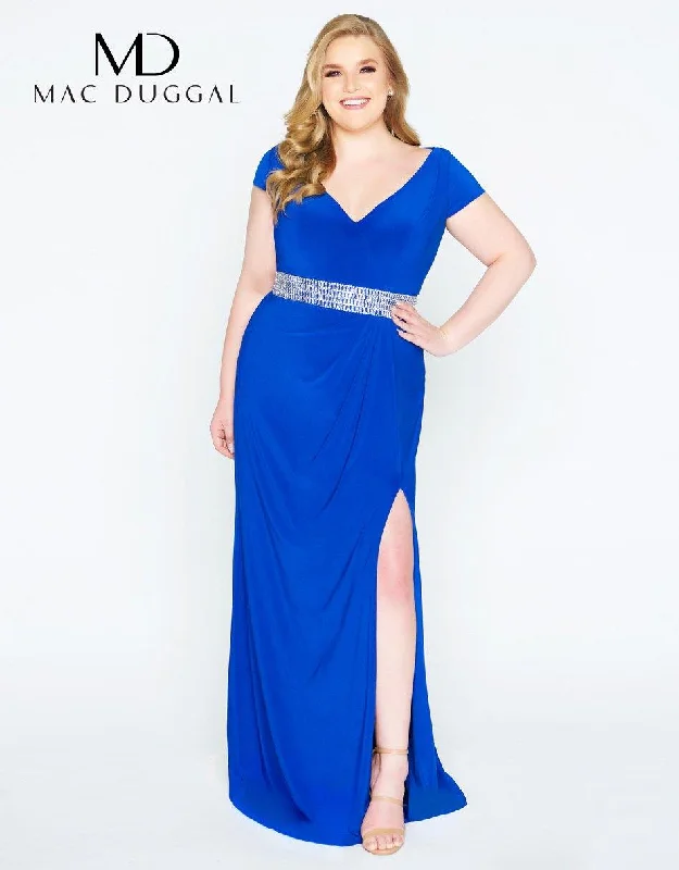 Mac Duggal 67604 Fabulouss Long Plus Size Dress