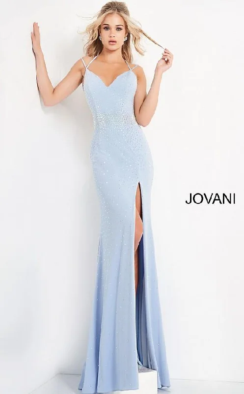 Jovani 06209 Prom Long Spaghetti Strap Formal Gown