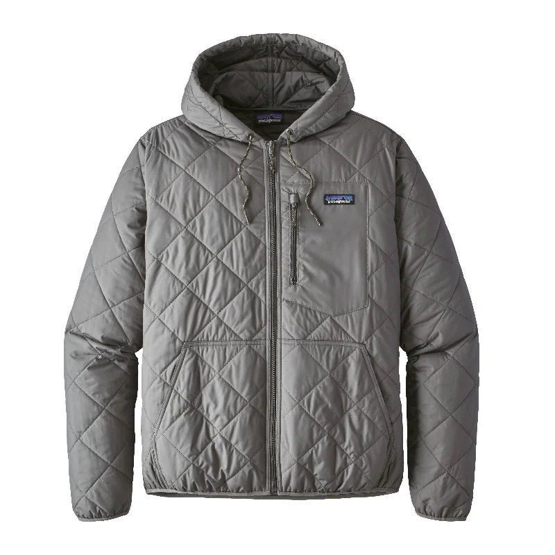 Men's Diamond Quilted Bomber Hoody