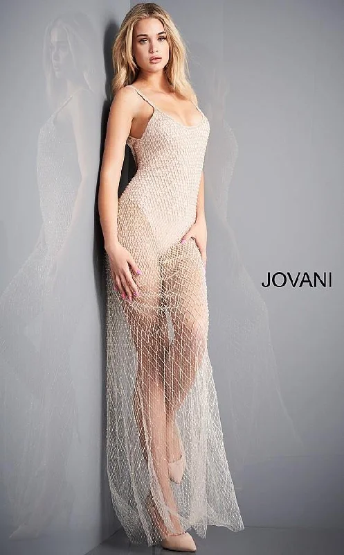 Jovani 04864 Prom Long Spaghetti Strap Sexy Dress