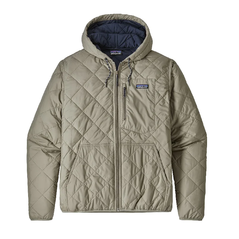 Men's Diamond Quilted Bomber Hoody