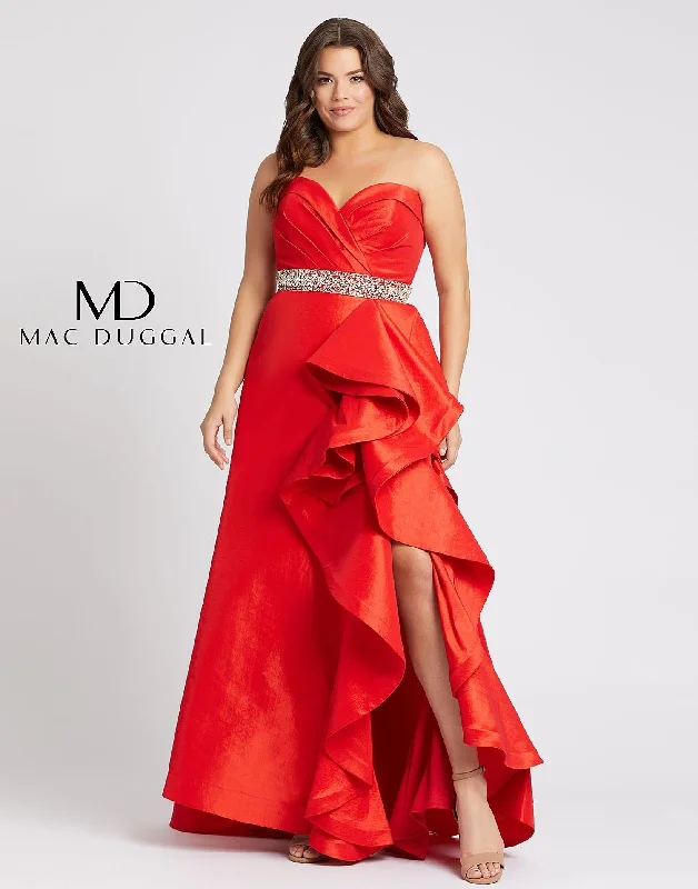 Mac Duggal 67215 Fabulouss Long Plus Size Dress