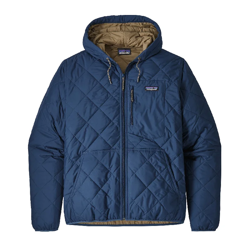 Men's Diamond Quilted Bomber Hoody