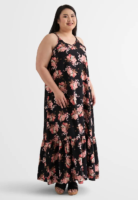 Starlet Floral Long Camisole Dress