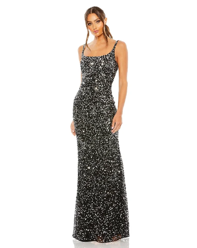 Mac Duggal 10705 Prom Long Sleeveless Evening Dress