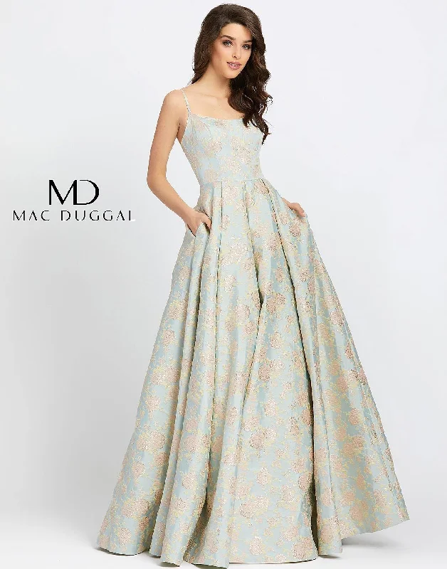 Mac Duggal 26117 Prom Long Floral Ball Gown