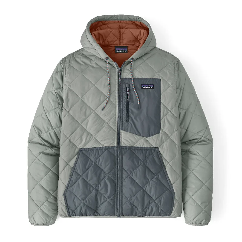 Men's Diamond Quilted Bomber Hoody