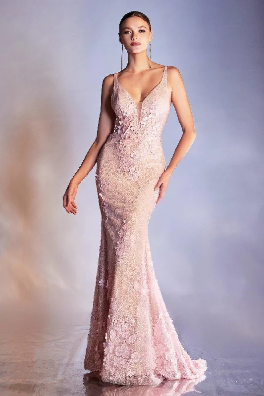 Cinderella Divine S403 Long Formal Evening Gown