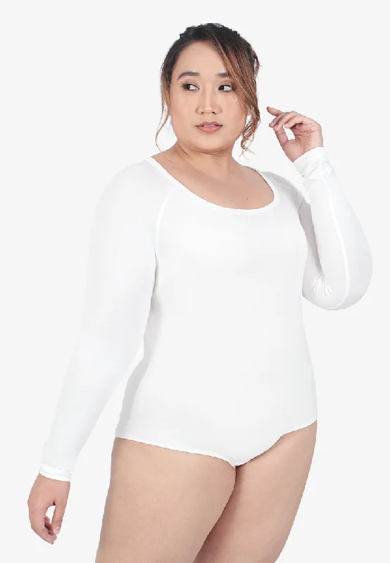 Masked INVISIBLE Lightweight Inner Bodysuit - White