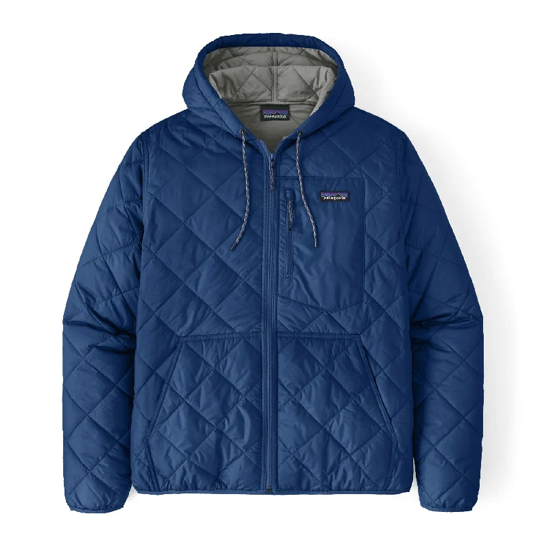 Men's Diamond Quilted Bomber Hoody