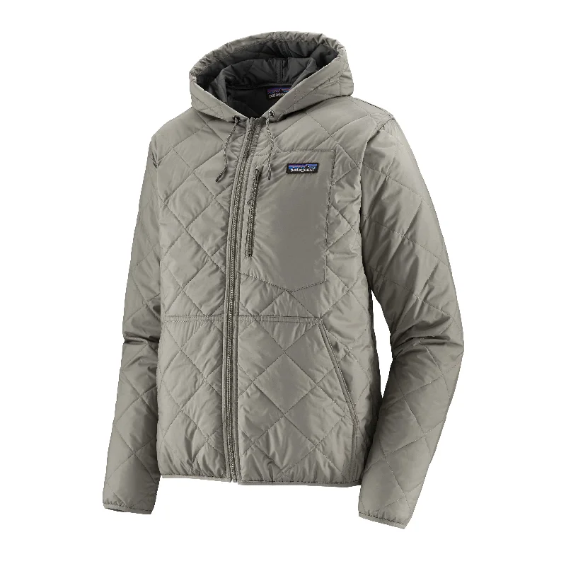 Men's Diamond Quilted Bomber Hoody