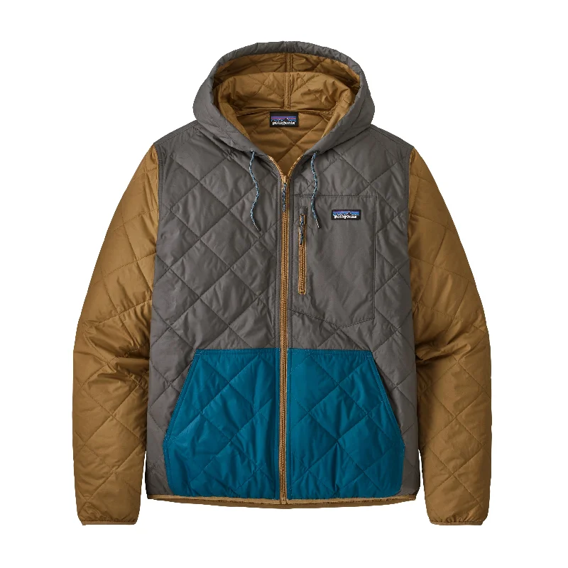 Men's Diamond Quilted Bomber Hoody