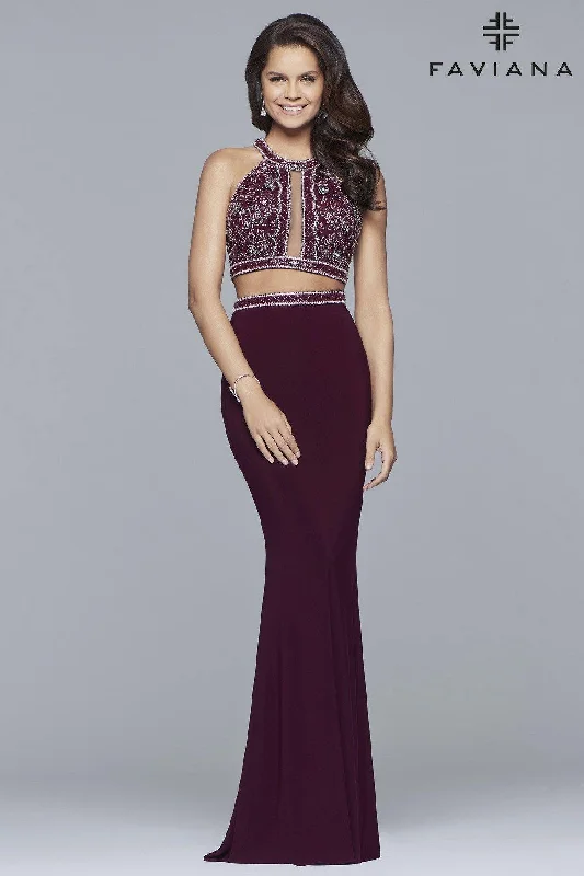 Faviana Sexy Long Two Piece Prom Dress 10019 Sale