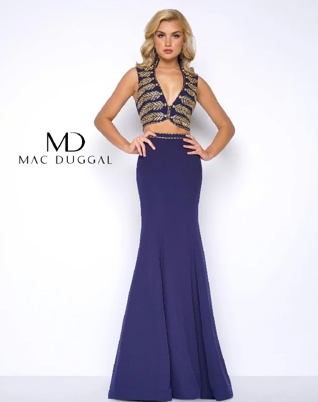 Mac Duggal 48449 Long Formal Two Piece Prom Dress