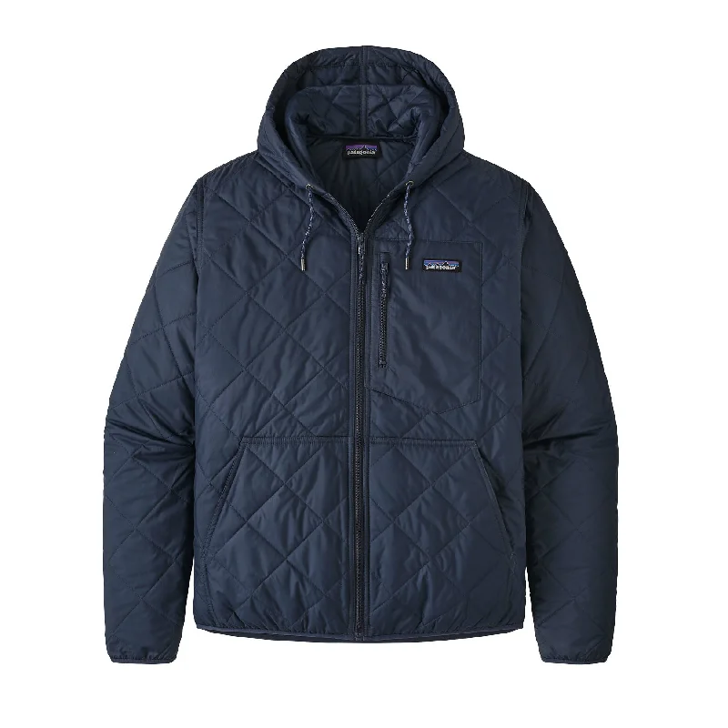 Men's Diamond Quilted Bomber Hoody