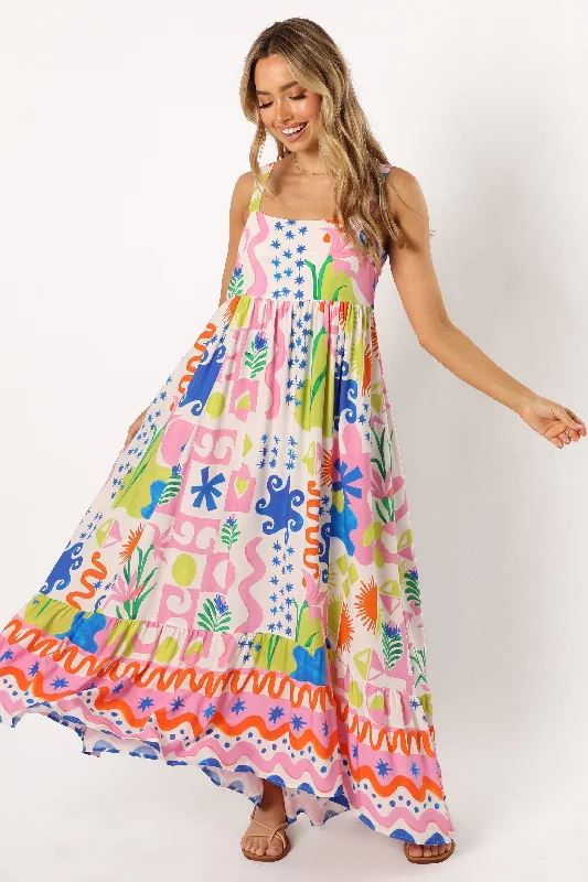 Greer Maxi Dress - Mercedes Print