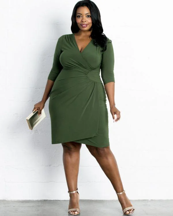 Kiyonna Short Formal Plus Size Dress