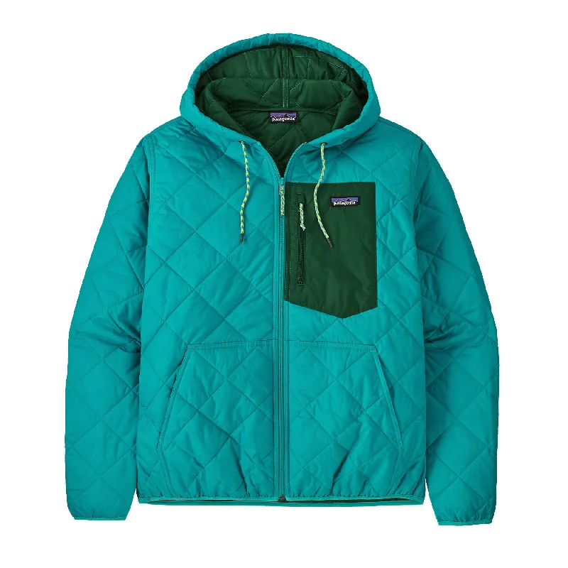 Men's Diamond Quilted Bomber Hoody