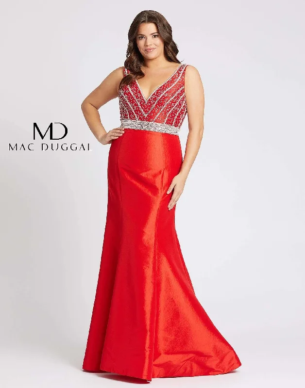 Mac Duggal 48997 Fabulouss Long Plus Size Dress