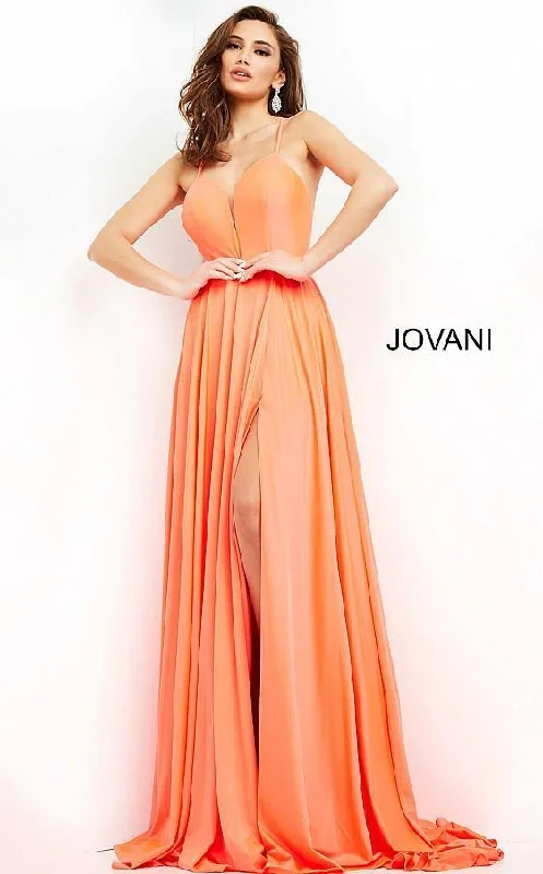 Jovani 68640 Prom Long Spaghetti Strap Sexy Dress B