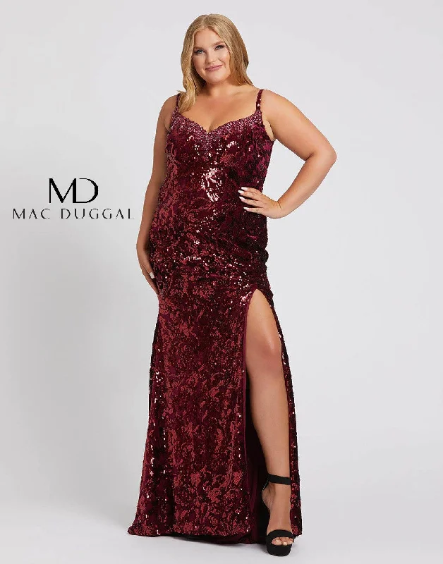 Mac Duggal 77562 Fabulous Long Plus Size Dress