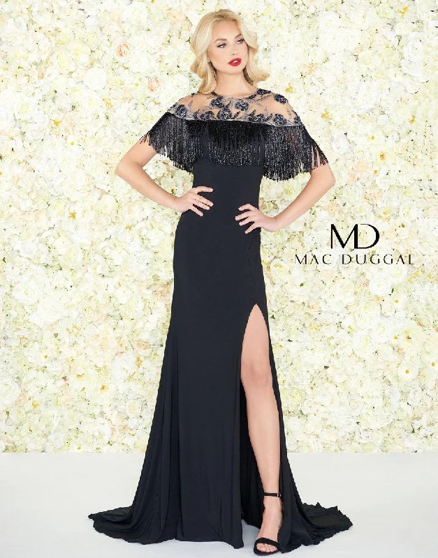 Mac Duggal 79168 Long Formal Beaded Evening Dress