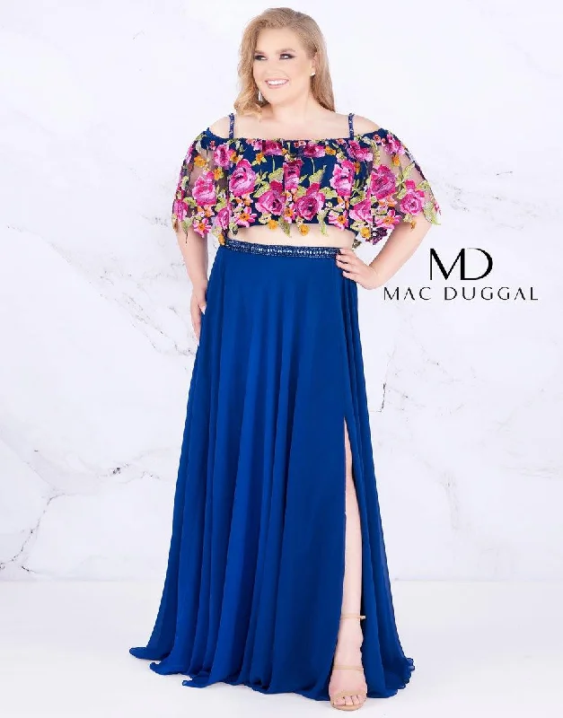 Mac Duggal 77521 Fabulouss Long Plus Size Dress