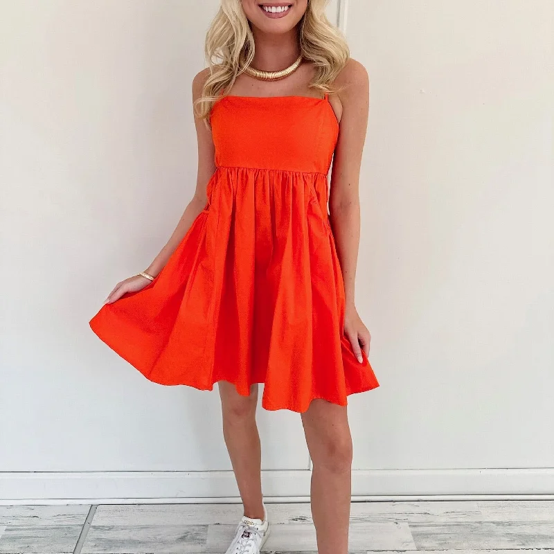 Mary Dress - Orange