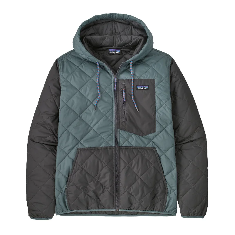 Men's Diamond Quilted Bomber Hoody