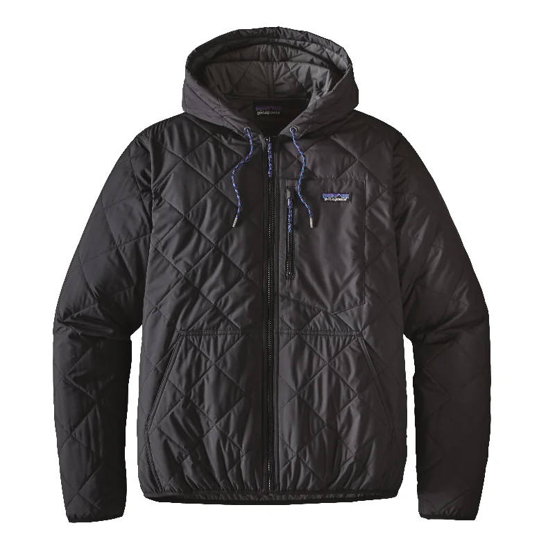 Men's Diamond Quilted Bomber Hoody