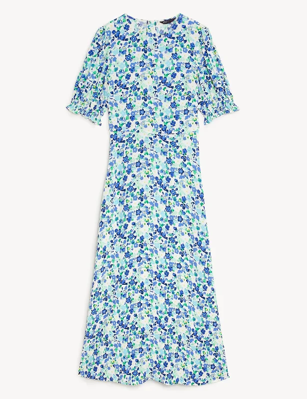 Floral Midaxi Tea Dress