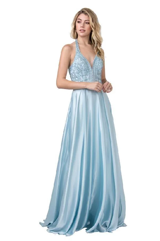 Prom Long Formal Halter Dress Sale