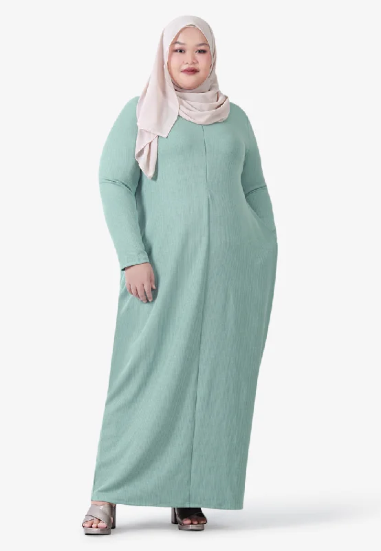 Jabira Relax BF-friendly Lounge Jubah - Mint Green