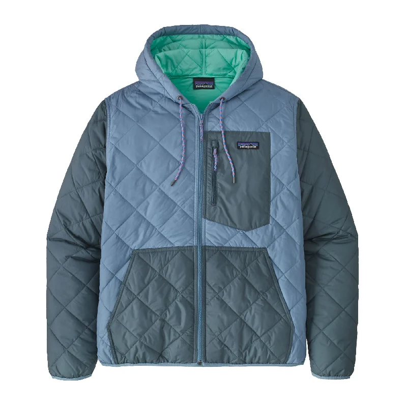 Men's Diamond Quilted Bomber Hoody