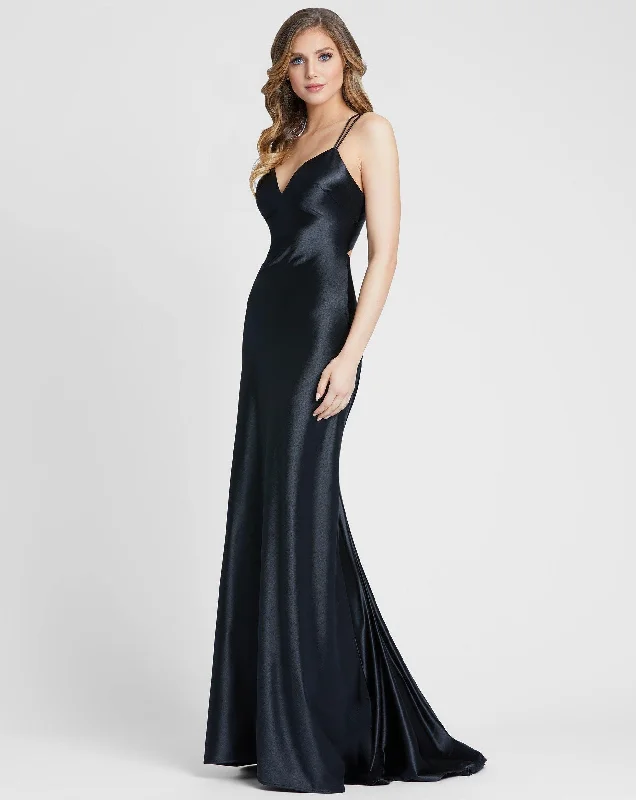 Mac Duggal 26263 Prom Long Spaghetti Strap Sexy Gown