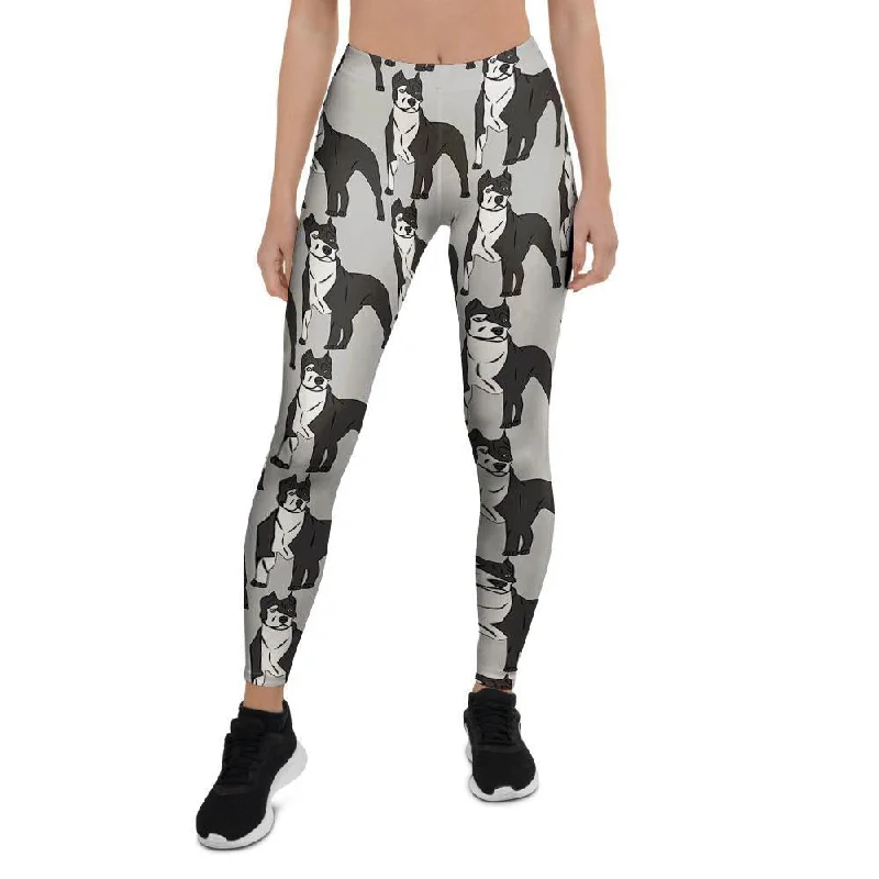 Pitbull Print Women's Leggings