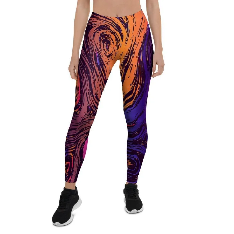 Psychedelic Abstract Women's Leggings