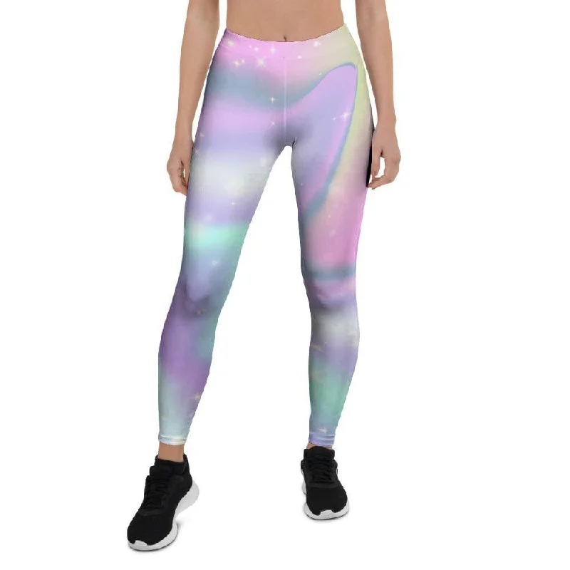 Psychedelic Holographic Women's Leggings