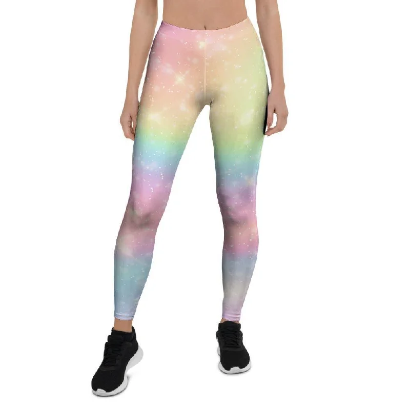 Psychedelic Trippy Holographic Women's Leggings