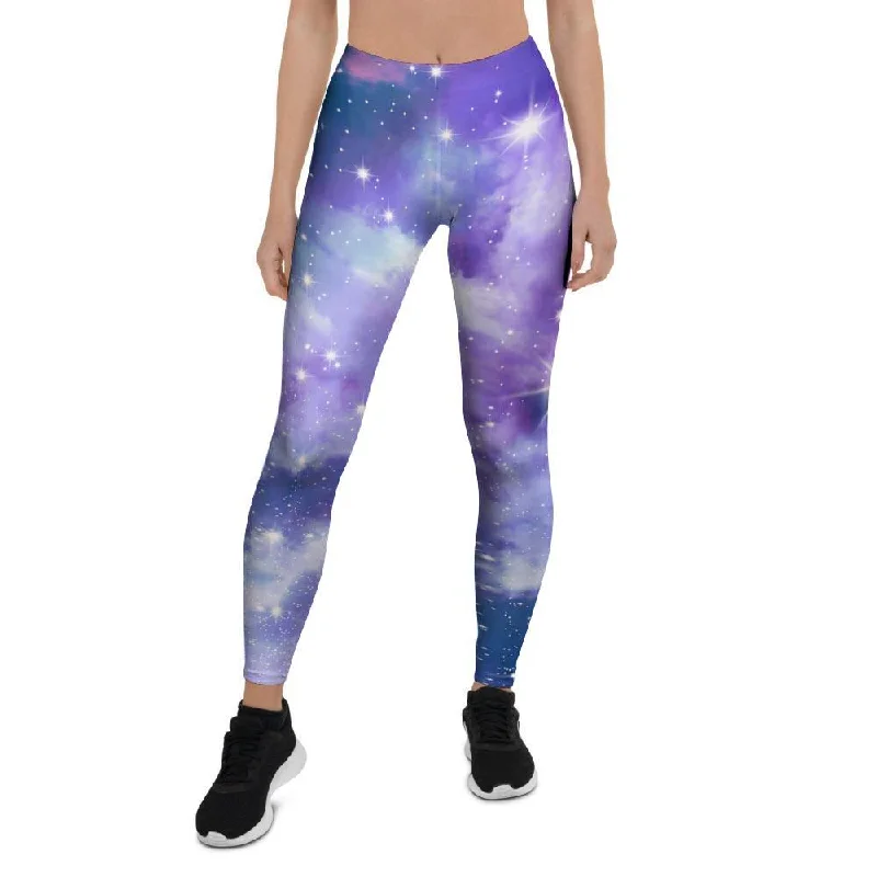 Purple Universe Galaxy Women's Leggings