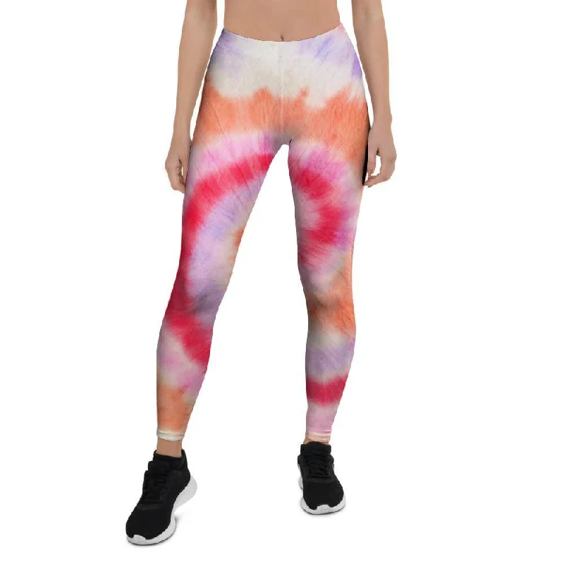 Rainbow Hippie Tie Dye Women's Leggings