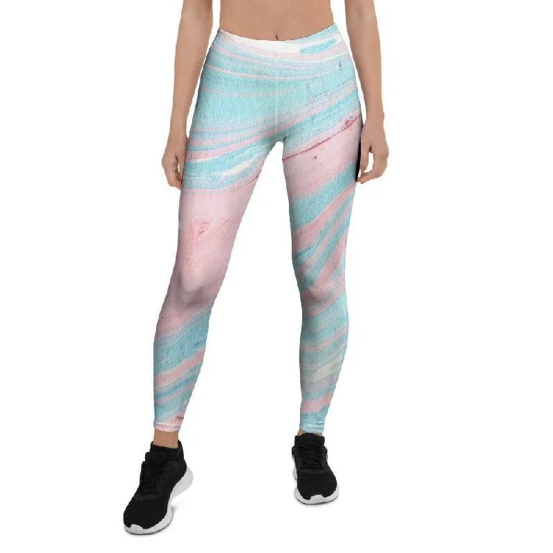 Rainbow Marble Women's Leggings