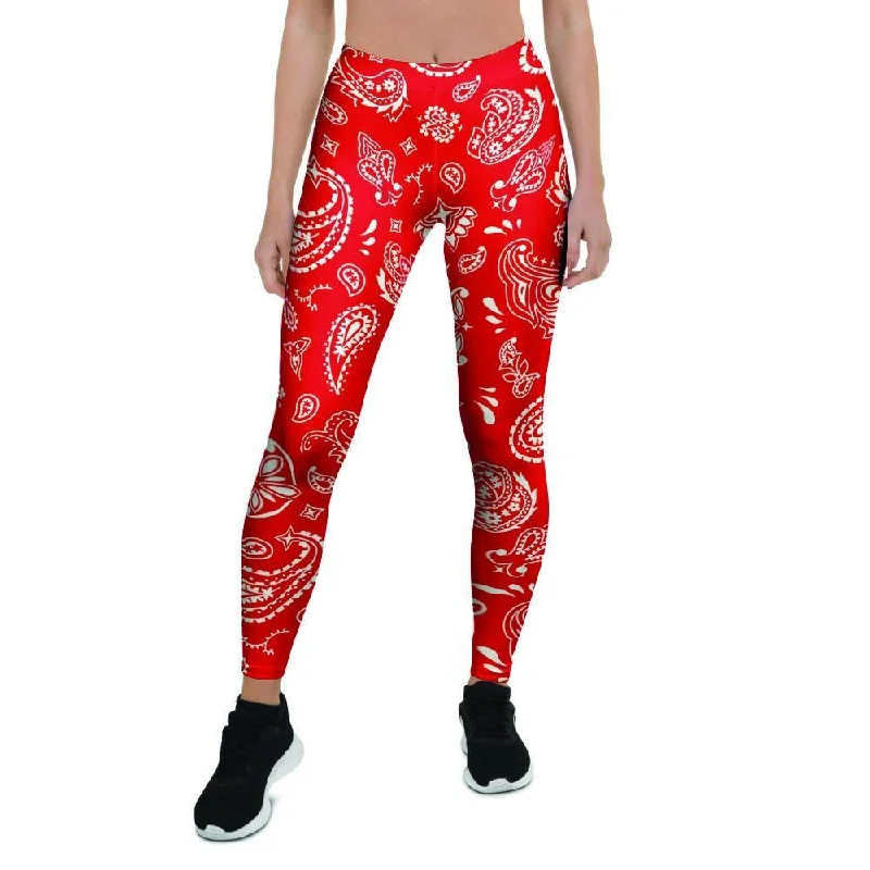 Red Bandana Women's Leggings