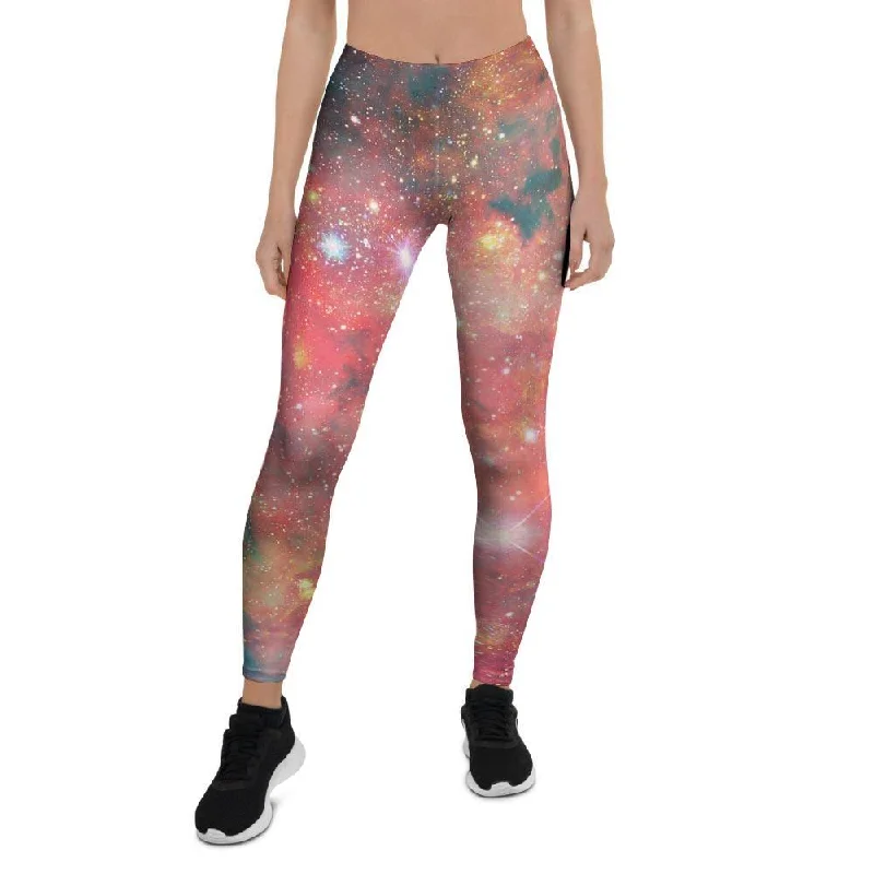 Red Cloud Galaxy Space Women's Leggings